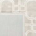 thumbnail image 4 of SAFAVIEH Soho Avery Geometric Area Rug, Grey/Ivory, 6' x 6' Square, 4 of 8