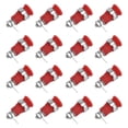 thumbnail image 2 of 50Pcs Banana Socket 4mm Pure Copper Metal Good Performance High Current Discharge Electrical Test AccessoriesRed, 2 of 14