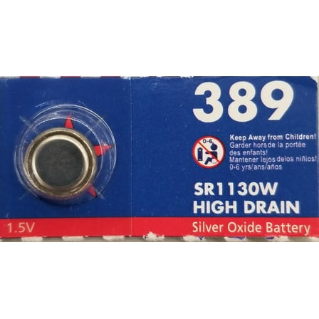 Mercury Free Silver Oxide Bat 389