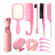thumbnail image 1 of Kit De Peines Regadera Pinzas De Cabell Set De Peines Cepill Xtellar rosa, 1 of 3