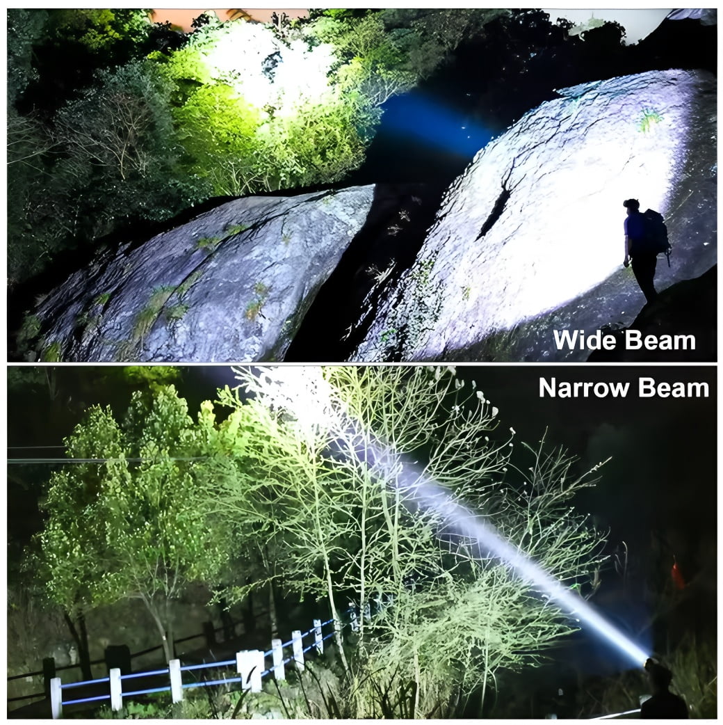 Super Bright 900000 Lumen Rechargeable Headlamp, XHP70.2 LED Headlight with 5 Modes IPX7 Waterproof, USB Zoomable Head Lamp for Camping Hiking