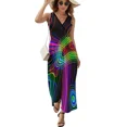 thumbnail image 2 of Pintura digital 5 Vestido de manga corta Ropa vestidos verano mujer 2025 vestido de verano mujer 2025 Vestido, 2 of 8