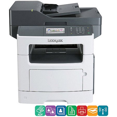 Lexmark MX511DE Monochrome Laser MultiFunction Printer ...