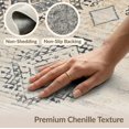 thumbnail image 6 of ODIKA 4'x6' Washable Area Rug Pet Friendly, Non-Shedding Abstract Boho Distressed Inspired Vintage Faded Interlocking for Bedroom, Reading Nook, 6 of 7