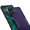 thumbnail image 2 of For Motorola Moto G Stylus 5G 2025 Case, Slim Fit Back Hybrid Lightweight Shockproof 2-in-1 Hybrid Hard PC Bumper Frame Armor Protection Phone Cover (Purple), 2 of 8