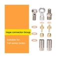 thumbnail image 2 of Bike Hydraulic Disc Brake Connector for Hope Bicycle Brake Hose Kit with Olives& Sealing Ring&Oil Needle, 2 of 5