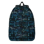 Experiment and Laboratory Backpack, Scientific Formula Design, Biology Student School Bag, Science Rules School Travel Daypack