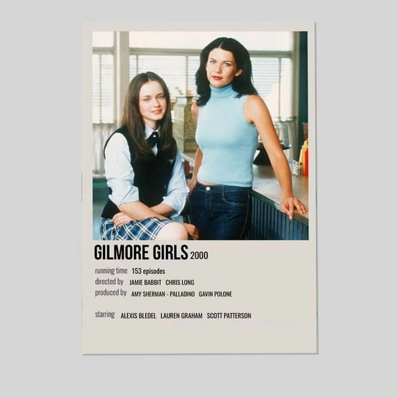 TV Show Poster - Gilmore Girls - Aesthetic 90s Poster- Vintage Style - Size 24x36 - Postora