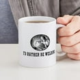 thumbnail image 6 of CafePress - I'd Rather Be Welding Mug - 11 oz Ceramic Mug - Novelty Coffee Tea Cup, 6 of 6
