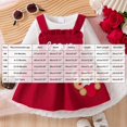 thumbnail image 6 of Staki Baby Girl Fall Winter Clothes Long Sleeve Romper Dress + Romper Newborn Infant Cute Casual Outfits 6M-3T,18-24 Months, 6 of 9