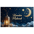 thumbnail image 2 of LUUFILx Ramadan Mubarak Lantern Banner Decorations Backdrop Lighted Display Islamic Festive Background Celebration Event Decor Atmosphere Spiritual, 2 of 8