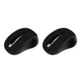 thumbnail image 2 of ZLight 2.4GHz Wireless Mouse 1600DPI Optical Mice With USB Receiver For PC Laptop New Matte black 2Set, 2 of 6