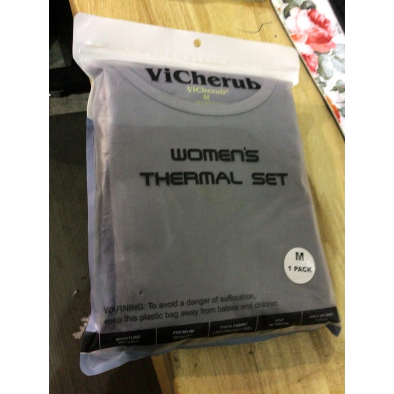 ViCherub Womens Thermal Underwear Set Long Johns Base Layer with