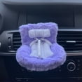 thumbnail image 4 of ZMKIAG Plush Doll Mini Car Seat, Soft Furry Car Seat with Adjustable Strap & Air Vent Clip, Versatile Desktop Stand Display, Cute and Functional Car Ornament for Doll Fans and Collectors, 4 of 4