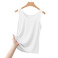thumbnail image 5 of Ltctricy Womens Sleeveless Pajama Tops Lace Crew Neck Sleep Tank Tops Casual Loose Fit Loungewear Summer Clothing, 5 of 7