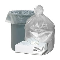 Webster Ultra Plus 55-60 Gallons Trash Bags Natural 435568