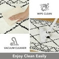 thumbnail image 4 of Tzou Modern Plush Area Rug Geometric Shag Carpet Floor Mat for Bedroom Home Decor, 4 of 9