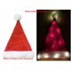 thumbnail image 4 of Ilumina el gorro de Papá Noel con 20 luces LED intermitentes - 3 modos, gorro de Navidad de tela roja para adultos y adolescentes, suministros para fiestas navideñas, 4 of 6