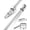 silver 6ft-1, variant on 6ft Carbon Fiber Flag Pole For Outside House - Porch Flagpole 1 Inch Diameter Rustproof 360° Rotating Rings & Stainless Steel Carabiners Included All Weather