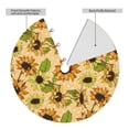 thumbnail image 2 of Yiaed Sunflowers Print Christmas Tree Skirt , Tree SkirtsTree Mat for Christmas Winter Holiday Indoor Decorations-36", 2 of 7