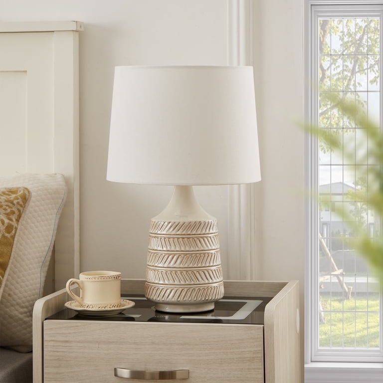 Better Homes & Gardens 17 in Reactive Glaze Ceramic Table Lamp