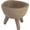 Taupe, variant on 2026 Hot Sale Matte Black Boho Footed Terracotta Planter, Handmade Rustic Elevated Plant Pot for Indoor Small Greenery Decor