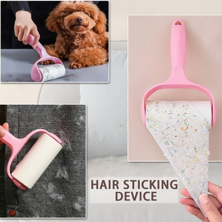

pgeraug mucilage apparatus clothes floor tool remover dipping hair removal pet hair roller household tools & home improvement other cleaning supplies pink