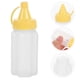 thumbnail image 3 of 4 mini botellas exprimibles para condimentos, kétchup, mostaza pequeña para aderezo de ensaladas., 3 of 7