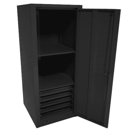 Homak 22" Rs Pro Full Height Side Locker - Black