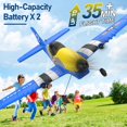 thumbnail image 3 of Avión RC Toileum P-51D de 3 canales, 2,4 GHz con 2 baterías, 3 of 7
