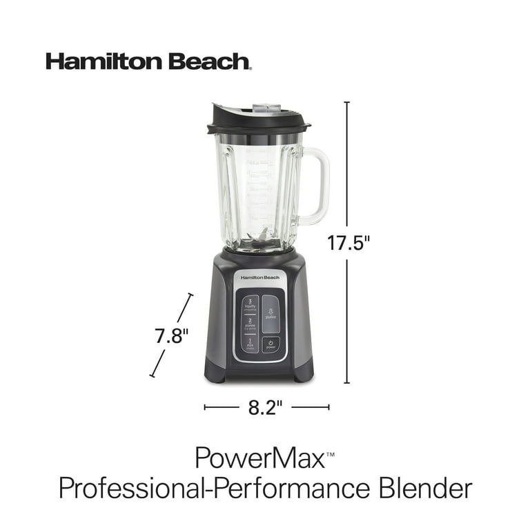 Hamilton Beach PowerMax Professional Smoothie Blender for Kitchen