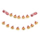 thumbnail image 1 of 1 juego de banderines de bomberos con la frase "FELIZ CUMPLEAÑOS" (rojos), 1 of 5