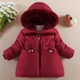 thumbnail image 3 of Boys Girls Winter Coats Kids Parka Coat Casual Puffer Winter Coat for Girls Boys Down Outerwear Jacket, 3 of 5