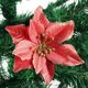 thumbnail image 3 of Poinsettia Decoraciones navideñas Glitter Poinsettia Flores para decoraciones de árboles de Navidad (paquete de 12) Ormromra WMPH-1317-4, 3 of 6