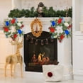 thumbnail image 1 of Garlands For The Fourth Of July Hanging Door Signs Independence Day Decorations For USA Apply To Wall Front Porches For Outdoor Farmhouses, 1 of 6