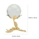 thumbnail image 4 of 1 UNID NORDIC CRISTICAL BALL ADRORMANTE CREATIVA DE METAL DE CRISTAL DE CRISTAL DE CRAFT DE DORMA DE Dorado, 4 of 7