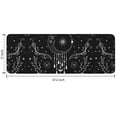 thumbnail image 7 of Black Moon Star Floral Pattern Kitchen Rug Mat,Kitchen Runner Rugs Non Skid Washable,Decorative Kitchen Floor Mats for Kitchen,Sink,Laundry,17"x47.2", 7 of 7