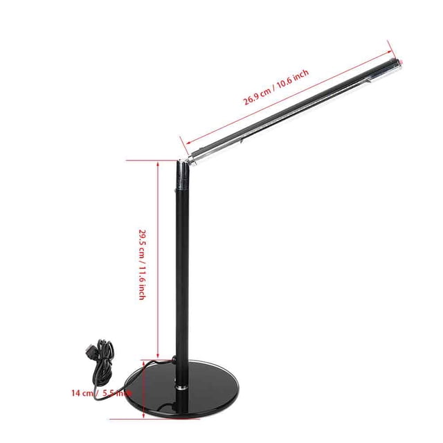 Lampe de Table à LED, Lampe de Table Pliante, Chambre Pratique Étudiant la Lecture pour la Maison