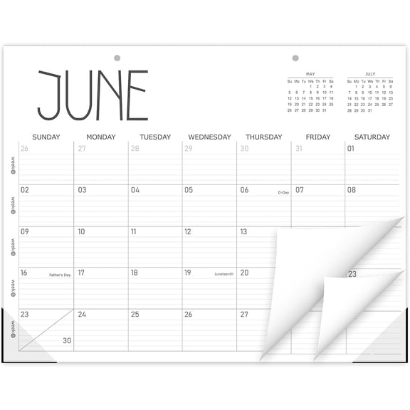 GuassLee 36 Month Desk Calendar 2026, from January. 2026 to December. 2028, 14" X 11" Monthly Planner with Thick Paper for Office Home School Planning & Organizing