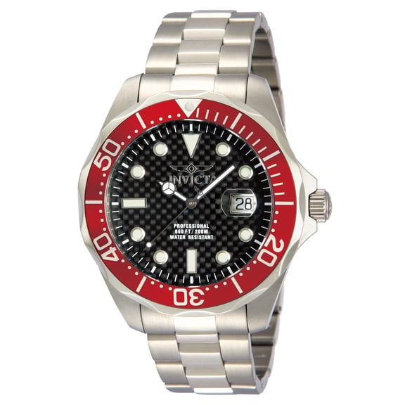 Invicta Men's 12565 47mm Silver Steel Bracelet & Case Synthetic Sapphire Watch