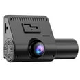 thumbnail image 4 of Cámara Dash 3 cámaras Dash Cam 2in Clear Car Espejo retrovisor Grabación de video del automóvil Videocámara Grabadora de cámara de automóvil en varios idiomas Grabadora de conducción de seguridad auto, 4 of 8