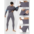 thumbnail image 4 of CL convallaria Men's Thermal Underwear Long Johns - 2 Pack Soft and Warm Long Underwear Base layer for Cold Weather, 4 of 9