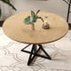 thumbnail image 5 of Yeshouse Mesa de comedor redonda para 4 personas, mesa de comedor de 119 cm (47"), mesa circular, mesa de comedor con base de metal resistente, mesa de cocina redonda para comedor (solo la mesa), 5 of 8