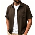 thumbnail image 2 of Qiyinn Men's Cool Summer Casual Adjustable Sleeve Length Shirt T-shirt, 2 of 7