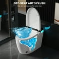 thumbnail image 4 of Smart Toilet with Auto Flush, Slow-Close Seat, Night Light, Remote Control, Water-Saving Dual Flush, Emergency Flush, UL Certified, 4 of 6
