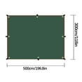 thumbnail image 2 of Blasgw Rainproof Canopy Tent, Outdoor Tent, Rainproof And Sunscreen Beach Tent, Outdoor Awning And Canopy Army Green, 2 of 3