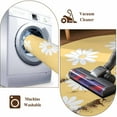 thumbnail image 5 of White Yellow Daisy Area Rug Washable 3x5 Entryway Rug Non-Slip Indoor Low Pile Spring Summer Floral Botanical Floor Carpet Small Rugs for Bedroom Office Living Room Kitchen Entrance Nursery, 5 of 8