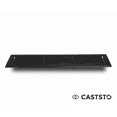 thumbnail image 2 of 3"x24" Caststo Cast Aluminum Linear Design Air Return Grille | Overall 5"x26" |- Black- Express (For Wall- Black With Screw Holes), 2 of 5