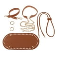 thumbnail image 4 of Bolsa de Tejido de Cuero para Bricolaje ín Inferior Correa para Bolsa Metálicos para Bolsas - marrón, talla única Soledad Bolsas de bricolaje que hacen piezas, 4 of 9