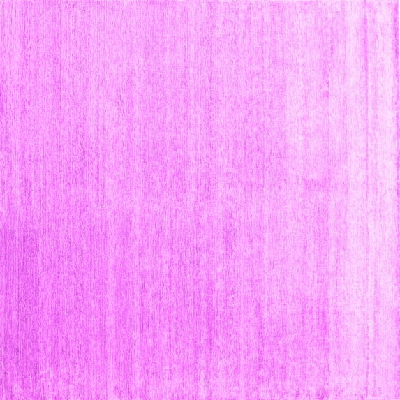 Ahgly Company Indoor Square Abstract Pink Contemporary Area Rugs, 6' Square